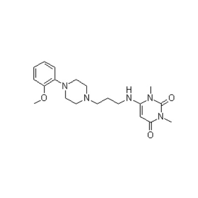 6-[[3-[4-(2-metoksifenyyli)-1-piperatsinyyli]propyyli]amino]-1,3-dimetyyli-2,4(1H,3H)-pyrimidiinidionihydrokloridi